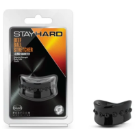 Stay Hard Beef Ball Stretcher Snug 1.5" Black